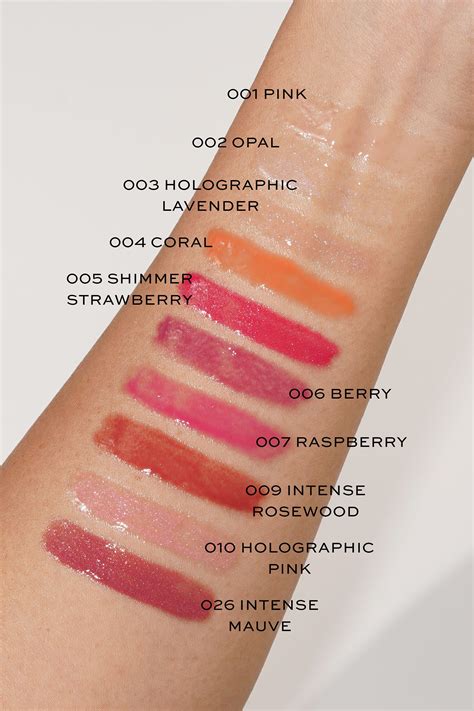 dior addict balm|dior lip gloss color chart.